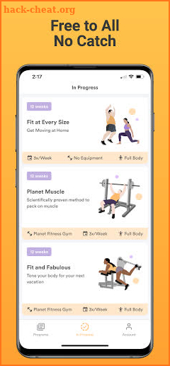 Boostcamp: Beginner Workouts screenshot