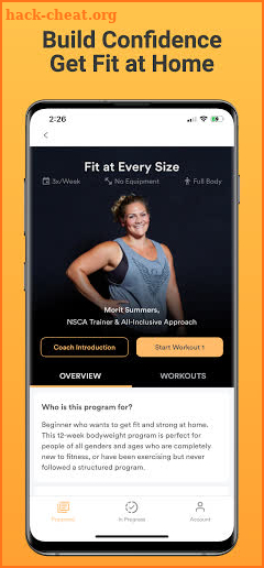 Boostcamp: Beginner Workouts screenshot