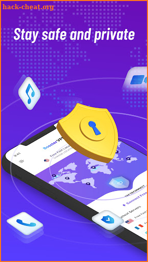 Booster VPN – Fast Proxy Unlimited Secure Hotspot screenshot