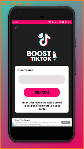 BoostTik. tok Get Free Follower,Likes and Comment screenshot