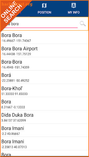 Bora Bora Islands GPS Charts screenshot