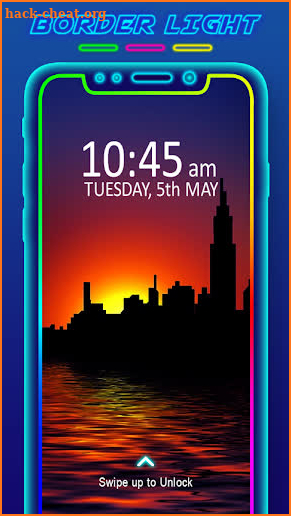 Border Light - LED Color Live Wallpaper screenshot