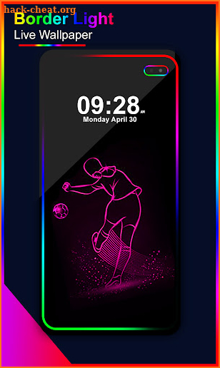 Border Light Live Wallpaper & EDGE Border Lighting screenshot