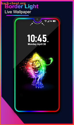 Border Light Live Wallpaper & EDGE Border Lighting screenshot