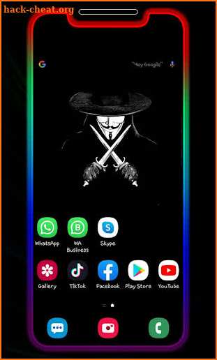 Border Light Live Wallpaper - LED Coler Border screenshot