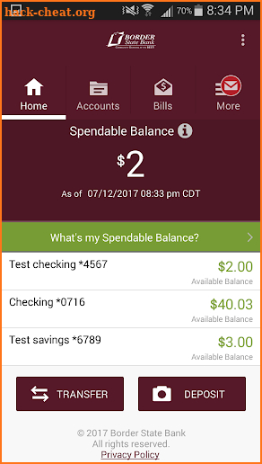 Border State Bank Mobile screenshot