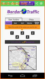 Border Traffic App screenshot