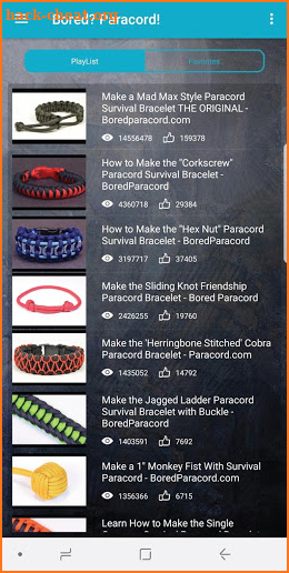 Bored Paracord Tutorials screenshot