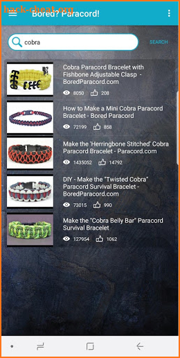 Bored Paracord Tutorials screenshot