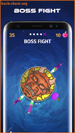 Boss Knife Hit - Knife Throwing Game (Knife Dash) screenshot