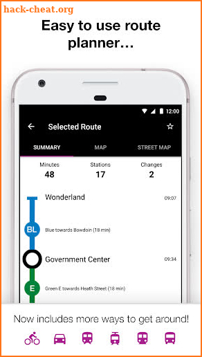 Boston T - MBTA Subway Map and Route Planner screenshot