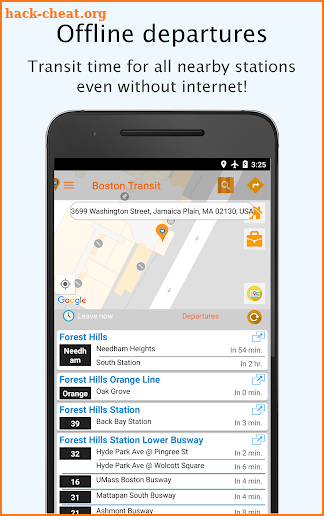 Boston Transit - MTBA Offline departures screenshot