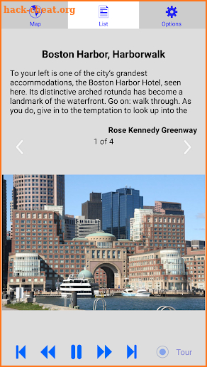 Boston Walking GPS Audio Tour screenshot