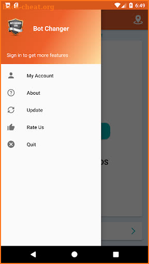 Bot Changer VPN - Free VPN Proxy & Wi-Fi Security screenshot