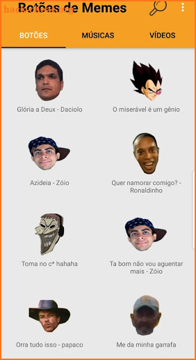 Botões de Meme screenshot