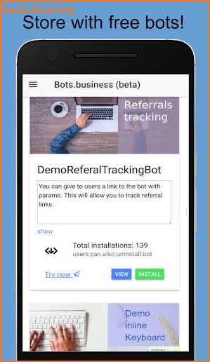 Bots.Business – create your own bot screenshot