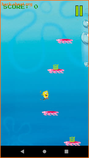 bouncing sponge screenshot