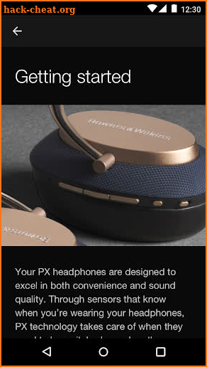 Bowers & Wilkins PX screenshot