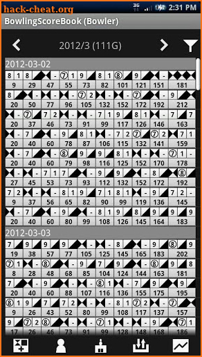 Bowling Score Book screenshot