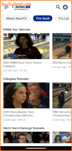 BowlTV screenshot