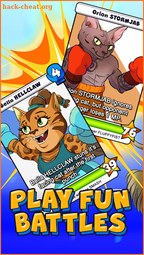 Boxing Cats Collectible Card Game (CCG) screenshot