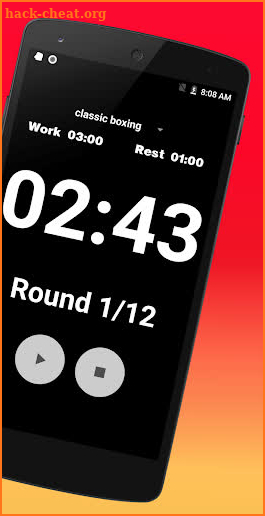 Boxing Interval Timer PRO screenshot