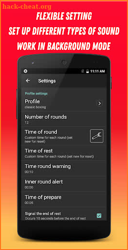 Boxing Interval Timer PRO screenshot