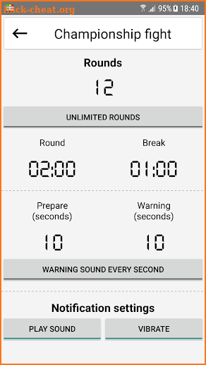 Boxing Timer screenshot