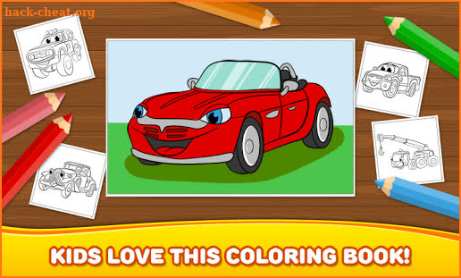 Boys Coloring Book: Cars screenshot