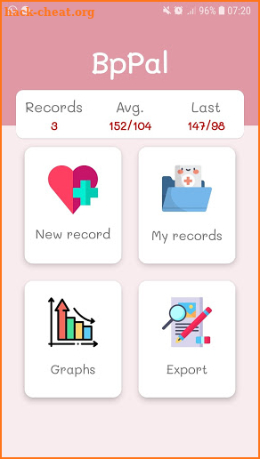 BpPal - Blood Pressure Tracker screenshot