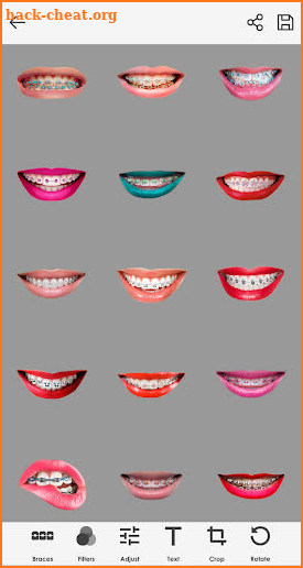 Braces Photo Editor screenshot