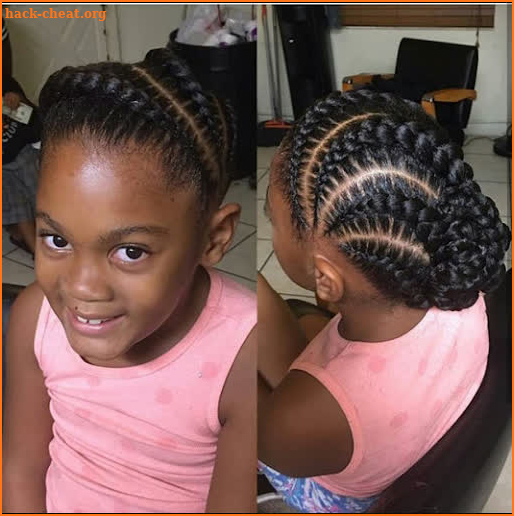 Braid hairstyle for black girl screenshot