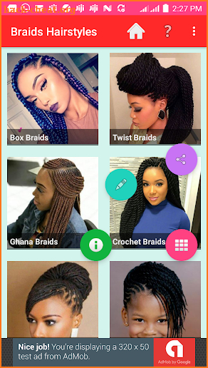 BRAID HAIRSTYLES 2018 screenshot