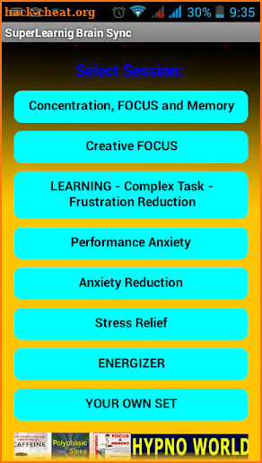 Brain Synchro SuperLearning lx screenshot