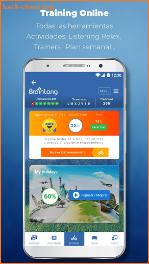BrainLang : Aprender inglés con vídeos screenshot