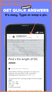 Brainly Homework Help & Solver screenshot