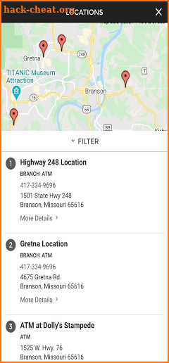 Branson Bank Mobile App screenshot