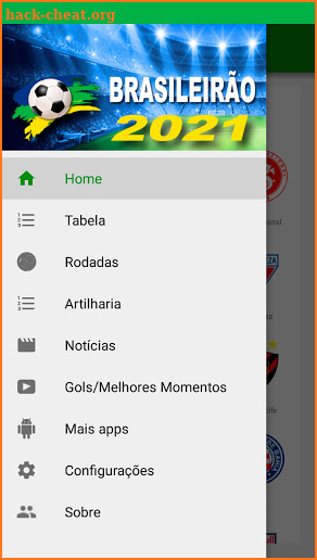 Brasileirão 2021 - Futebol screenshot