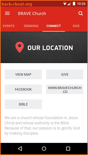 BRAVEchurch screenshot