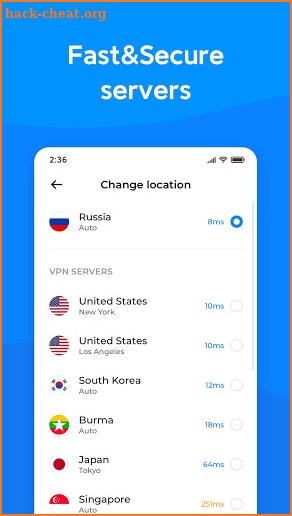 Bravo VPN screenshot