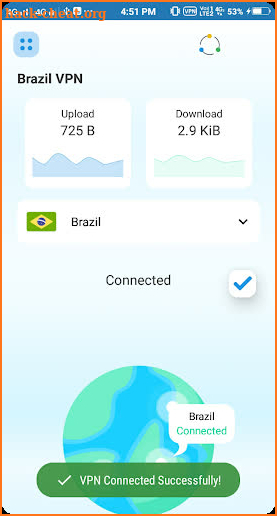 Brazil VPN - Free VPN & Hotspot Secure VPN screenshot