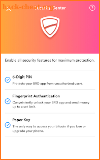 BRD - bitcoin wallet screenshot