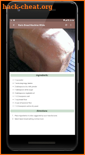 Bread Machine Recipes screenshot