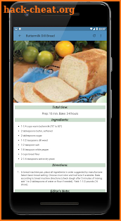 Bread Machine Recipes screenshot