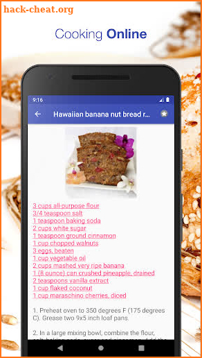 Bread recipes free offline app screenshot