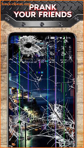 Break Screen Glass App Prank screenshot