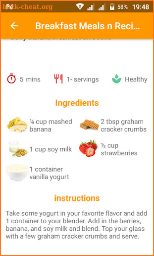 Breakfast Meals n Recipes screenshot