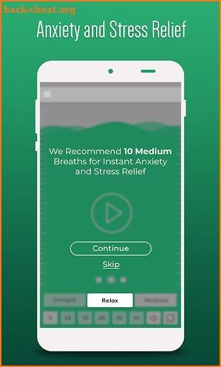 Breathe: Energize Relax Meditate Stress Exercises screenshot