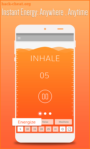 Breathe: Energize Relax Meditate Stress Exercises screenshot