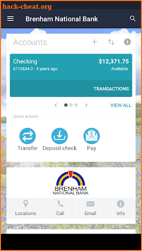 Brenham National Bank screenshot